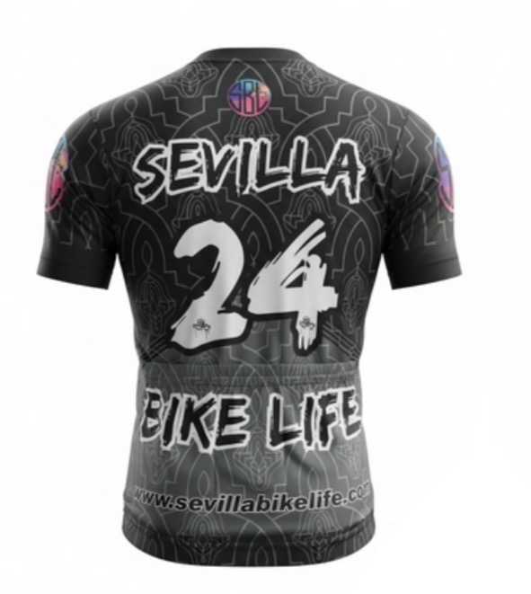 Camiseta de Mangas Cortas Negra SBL miniatura 2